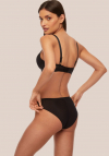 Brazyliany z poodwójnym tiulem Kinga Comfort B-861/2 czarne