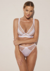 Majtki Tanga Kinga Lou S-932/2 białe