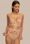 Pas do pończoch Kinga Modern Romantic GB-888