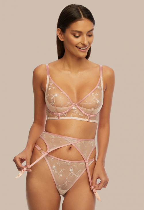 Pas do pończoch Kinga Modern Romantic GB-888