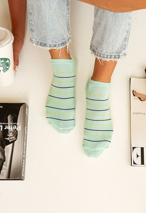 Milena Stopki Damskie Cienkie Paski 1146.071