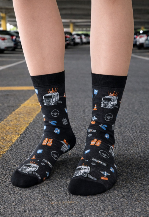 Milena Skarpetki Męskie Król Parkingu 0125.144