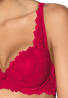 Biustonosz usztywniany Mat M-053/22 Carmela czerwony