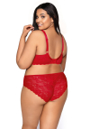 Producent Bielizny Damskiej Mat Lingerie Biustonosz Usztywniany Czerwony Carmela Big M-053/22