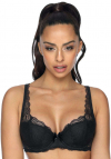 Producent Bielizny Damskiej Mat Lingerie Biustonosz Usztywniany Czarny Lou M-3343/22