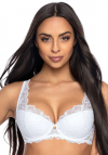 Producent Bielizny Damskiej Mat Lingerie Biustonosz Usztywniany Biały Nell M-0196/22