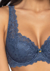 Biustonosz usztywniany Mat M-053/22 Carmela szafir