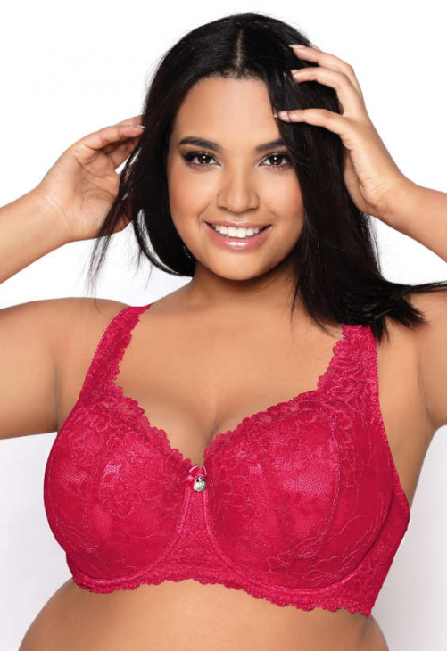 Producent Bielizny Damskiej Mat Lingerie Biustonosz Usztywniany Rubin Carmela Big M-053/22