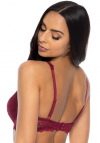 Producent Bielizny Damskiej Mat Lingerie Biustonosz Usztywniany Burgund Carmela M-053/22