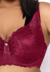 Producent Bielizny Damskiej Mat Lingerie Biustonosz Usztywniany Burgund Carmela Big M-053/22
