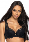 Producent Bielizny Damskiej Mat Lingerie Biustonosz Usztywniany Czarny Nell M-0196/22