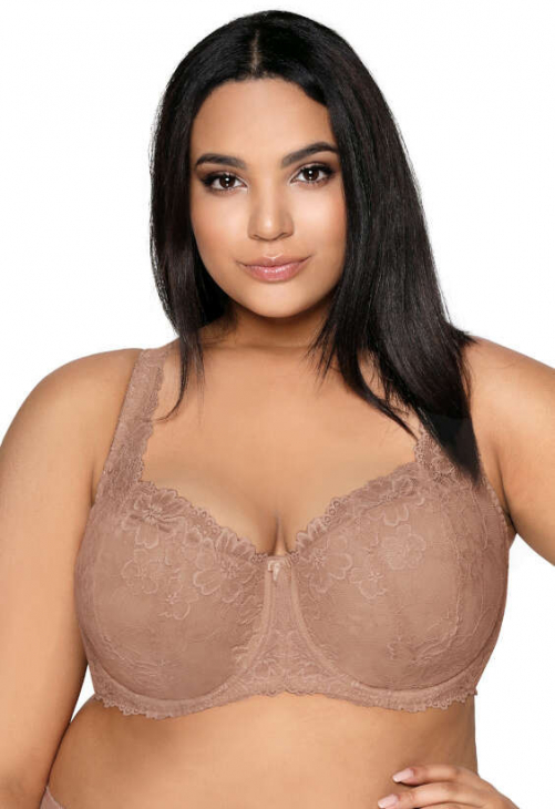 Producent Bielizny Damskiej Mat Lingerie Biustonosz Usztywniany Cappuccino Carmela Big M-053/22