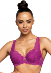 Producent Bielizny Damskiej Mat Lingerie Biustonosz Usztywniany Magenta Carmela M-053/22
