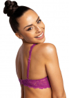 Producent Bielizny Damskiej Mat Lingerie Biustonosz Usztywniany Magenta Carmela M-053/22