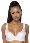 Producent Bielizny Damskiej Mat Lingerie Biustonosz Usztywniany Biały Natalie Big M-3824/22