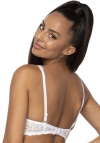 Producent Bielizny Damskiej Mat Lingerie Biustonosz Usztywniany Biały Natalie Big M-3824/22