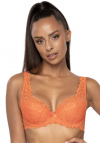 Producent Bielizny Damskiej Mat Lingerie Biustonosz Usztywniany Pomarańcz Carmela   M-053/22