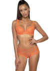 Producent Bielizny Damskiej Mat Lingerie Biustonosz Usztywniany Pomarańcz Carmela   M-053/22