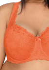 Producent Bielizny Damskiej Mat Lingerie Biustonosz Usztywniany Pomarańcz Carmela Big M-053/22