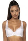 Producent Bielizny Damskiej Mat Lingerie Biustonosz Usztywniany Biały Natalie M-3824/22
