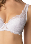 Producent Bielizny Damskiej Mat Lingerie Biustonosz Usztywniany Biały Roma Big M-4052/22