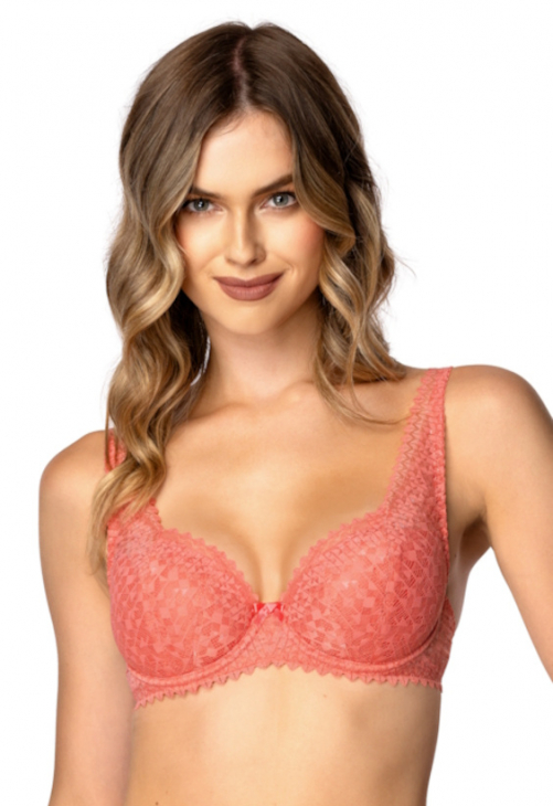 Producent Bielizny Damskiej Mat Lingerie Biustonosz Usztywniany Koral Gravity Big M-4050/22