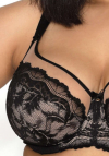 Biustonosz miękki Mat M-3108/2 Olivia czarno-beżowy