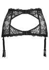 Producent Bielizny Damskiej Mat Lingerie Pas Do Pończoch Czarny Carmela P-053/3