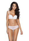 Producent Bielizny Damskiej Mat Lingerie Stringi Biały Joyce S-0171/4