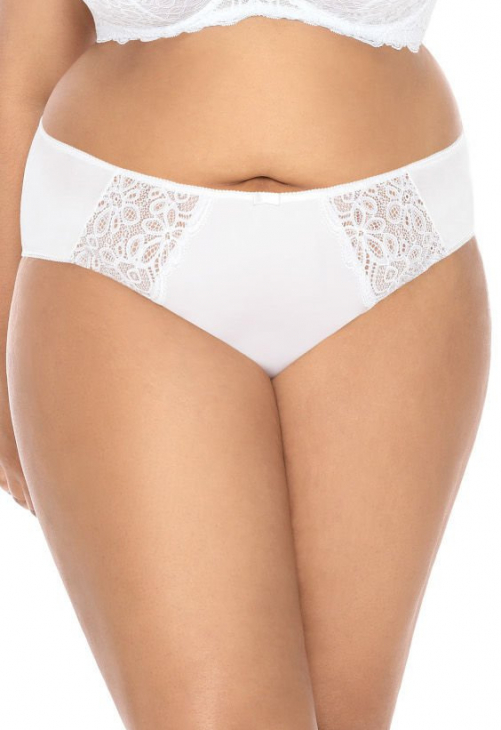 Producent Bielizny Damskiej Mat Lingerie Figi Biały Jackie F-0168/51