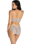 Producent Bielizny Damskiej Mat Lingerie Figi Szary Pure F-3442/5