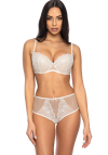 Producent Bielizny Damskiej Mat Lingerie Figi Beż-Mleko Mariella F-3546/52