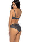 Producent Bielizny Damskiej Mat Lingerie Figi Szary Sybilla F-3525/5/1