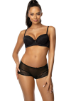 Producent Bielizny Damskiej Mat Lingerie Figi Czarny Patrice F-0199/5