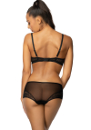 Producent Bielizny Damskiej Mat Lingerie Figi Czarny Patrice F-0199/5