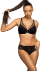 Producent Bielizny Damskiej Mat Lingerie Figi Czarny Marley F-3733/5
