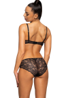 Producent Bielizny Damskiej Mat Lingerie Figi Czarny Melody F-3731/5