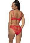 Producent Bielizny Damskiej Mat Lingerie Figi Czerwony Estelle F-0198/5