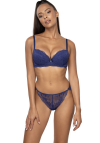Producent Bielizny Damskiej Mat Lingerie Figi Granat Maxine F-3827/5