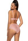 Producent Bielizny Damskiej Mat Lingerie Figi Róż Pudrowy Natalie F-3824/52