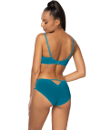 Producent Bielizny Damskiej Mat Lingerie Figi Beżowo-Turkusowe Maureen F-3808/51