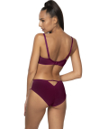 Producent Bielizny Damskiej Mat Lingerie Figi Beżowo-Fioletowe Maureen F-3808/51