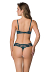 Producent Bielizny Damskiej Mat Lingerie Stringi Zielony Zephyr S-3935/4