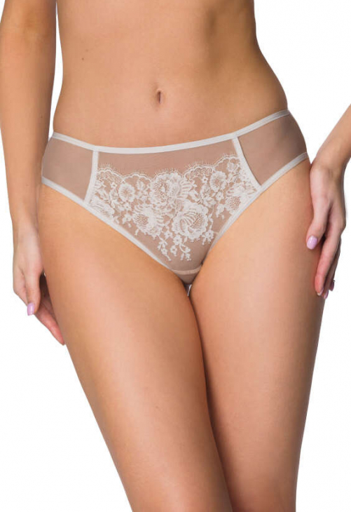 Producent Bielizny Damskiej Mat Lingerie Figi Beż-Mleko Frances F-3804/5