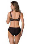 Producent Bielizny Damskiej Mat Lingerie Figi Czarny Esme F-3902/5