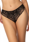 Producent Bielizny Damskiej Mat Lingerie Stringi Czarny Venice S-4023/4