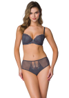 Producent Bielizny Damskiej Mat Lingerie Figi Szary Melisande F-3930/5
