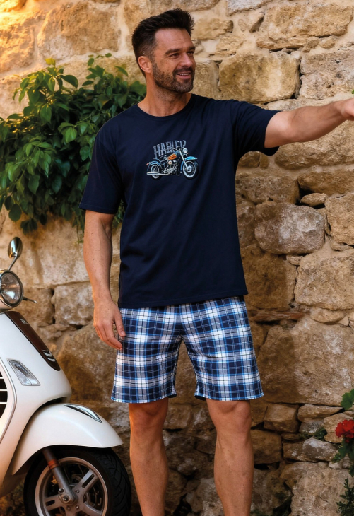 Cornette Piżama Męska Kr 326/217 Legend Rider