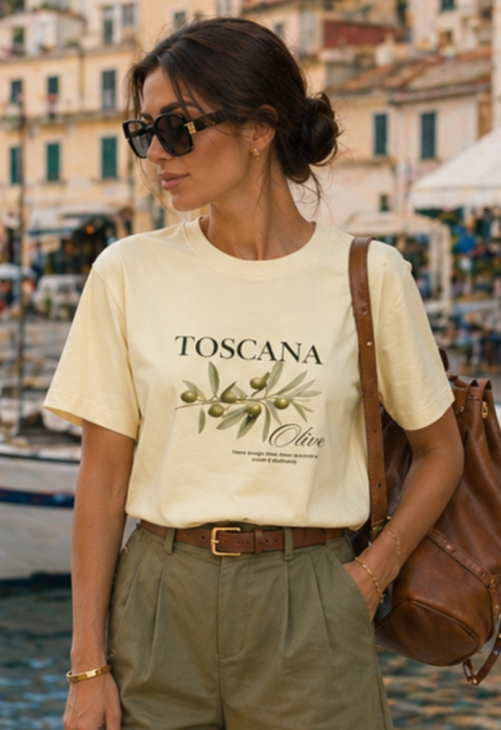 Off Pink Bluzka Toscana