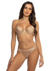 Producent Bielizny Damskiej Mat Lingerie Stringi Beż 2  Paula S-537/4